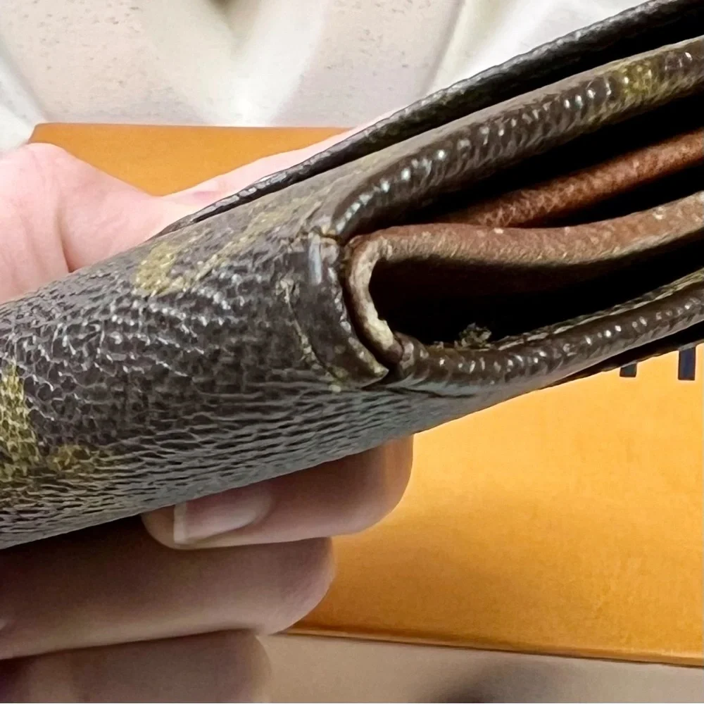 Louis Vuitton Brown Monogram Bi-Fold Snap Wallet